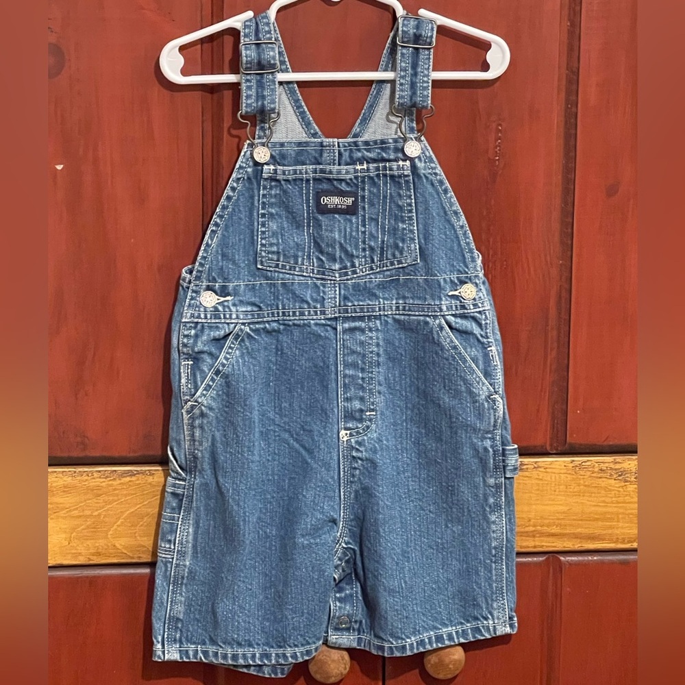 OshKosh B’gosh Shortalls. Size 24 months.